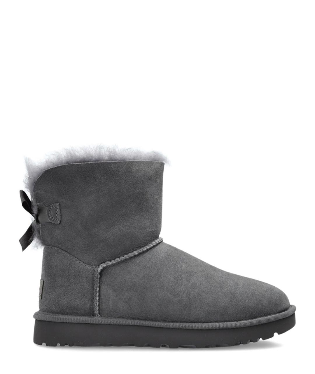 UGG AUSTRALIA Серые замшевые сапоги, фото 1