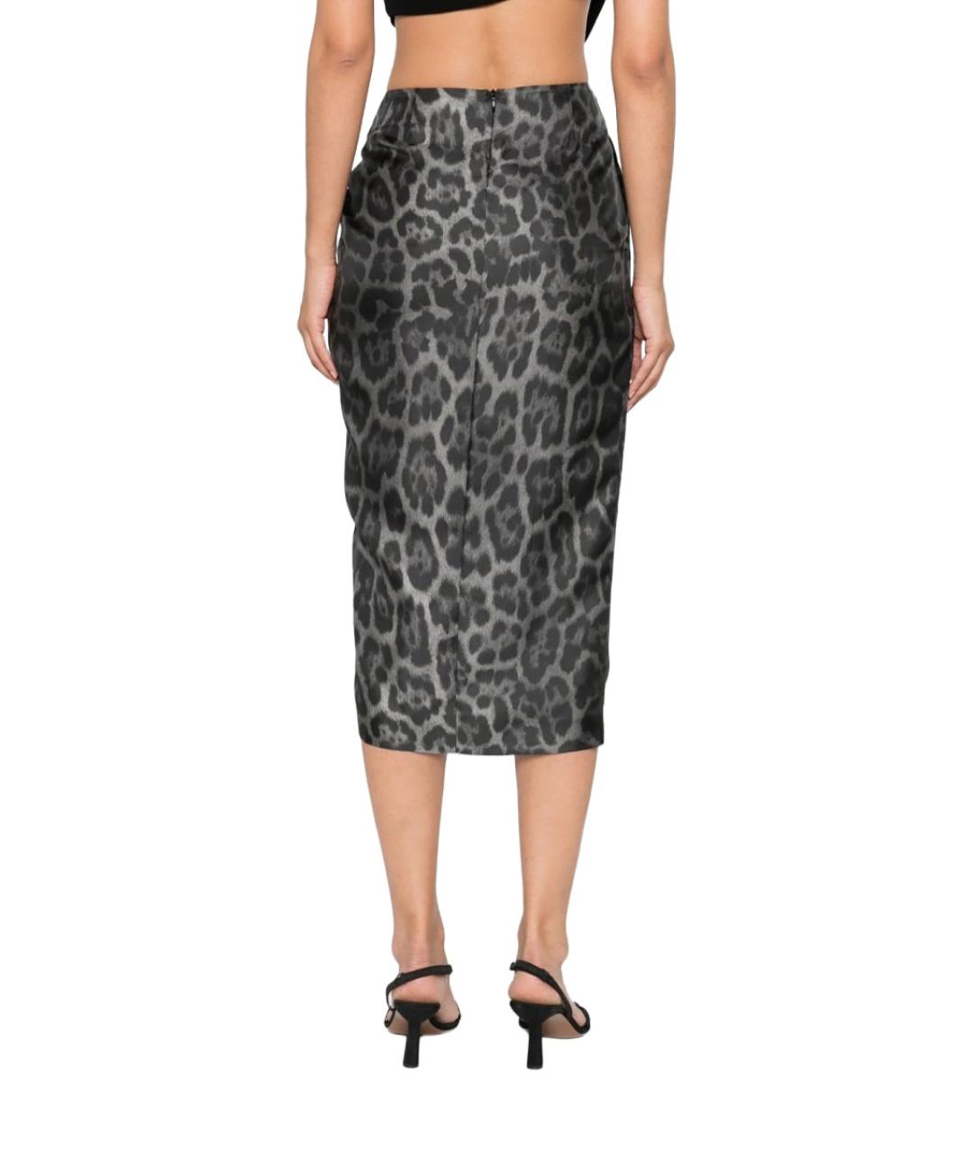 STELLA MCCARTNEY Мульти шелковая юбка миди, фото 3