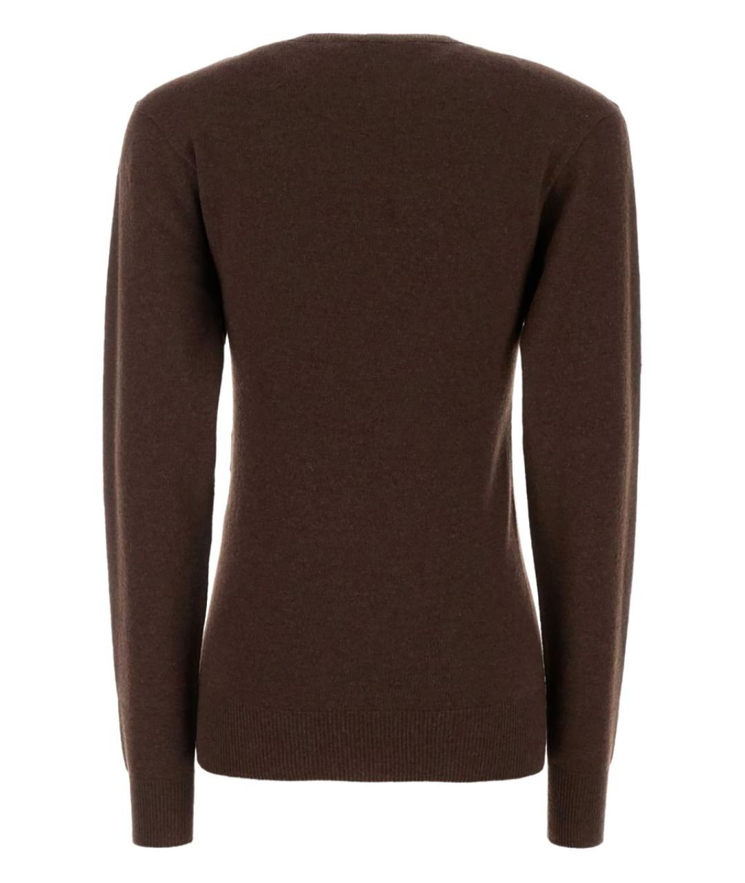STELLA MCCARTNEY Коричневый кашемировый джемпер / свитер, фото 2