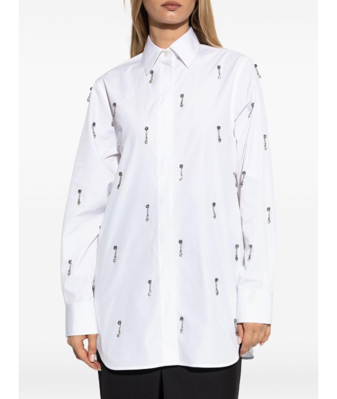 STELLA MCCARTNEY Белая хлопковая рубашка, фото 4