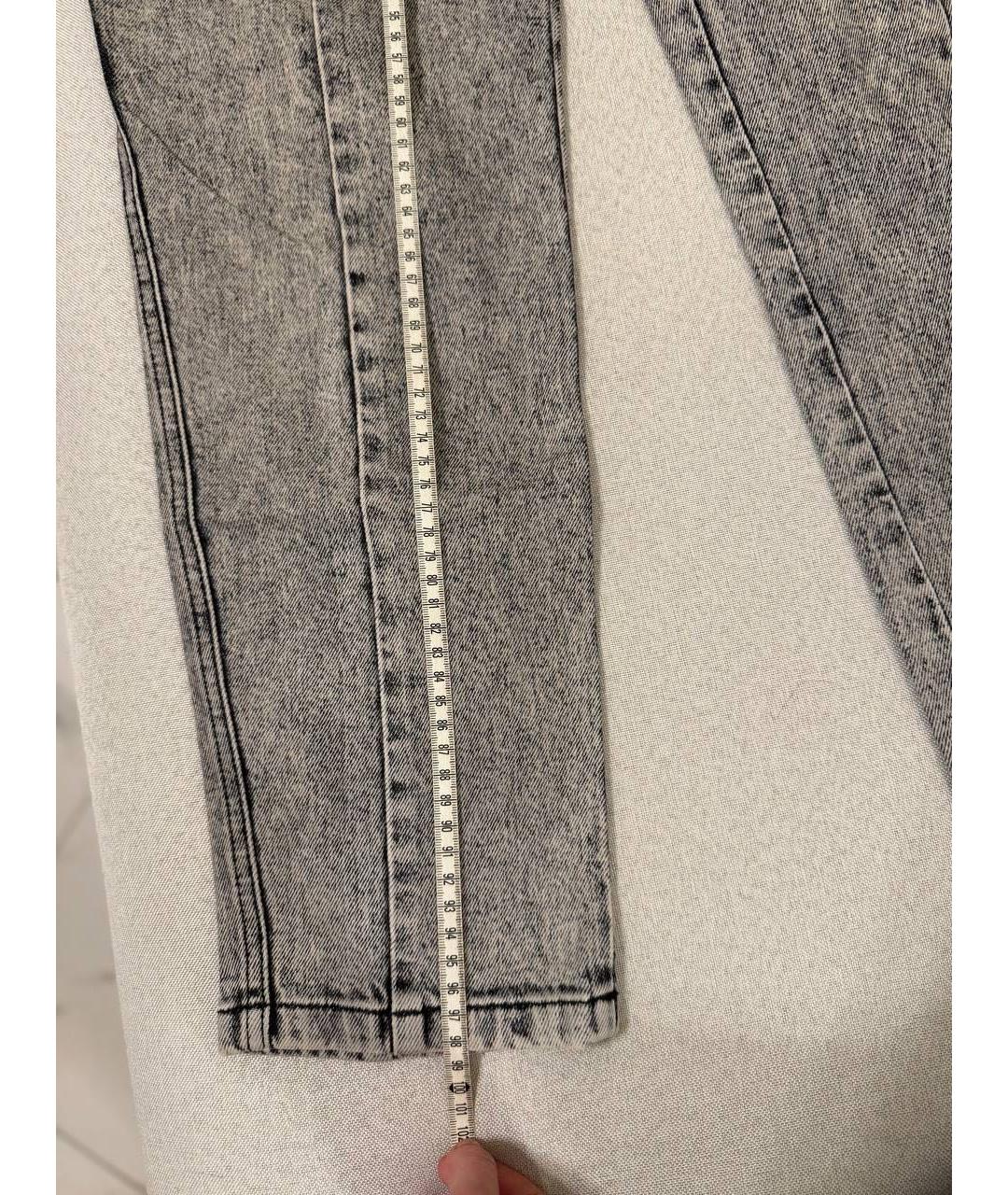 LOUIS VUITTON Серые прямые джинсы, фото 6
