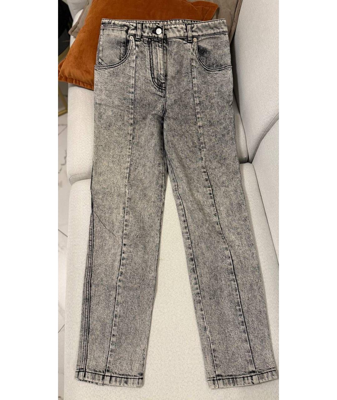 LOUIS VUITTON Серые прямые джинсы, фото 8