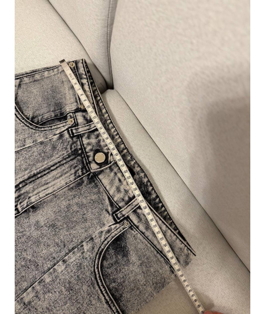 LOUIS VUITTON Серые прямые джинсы, фото 5