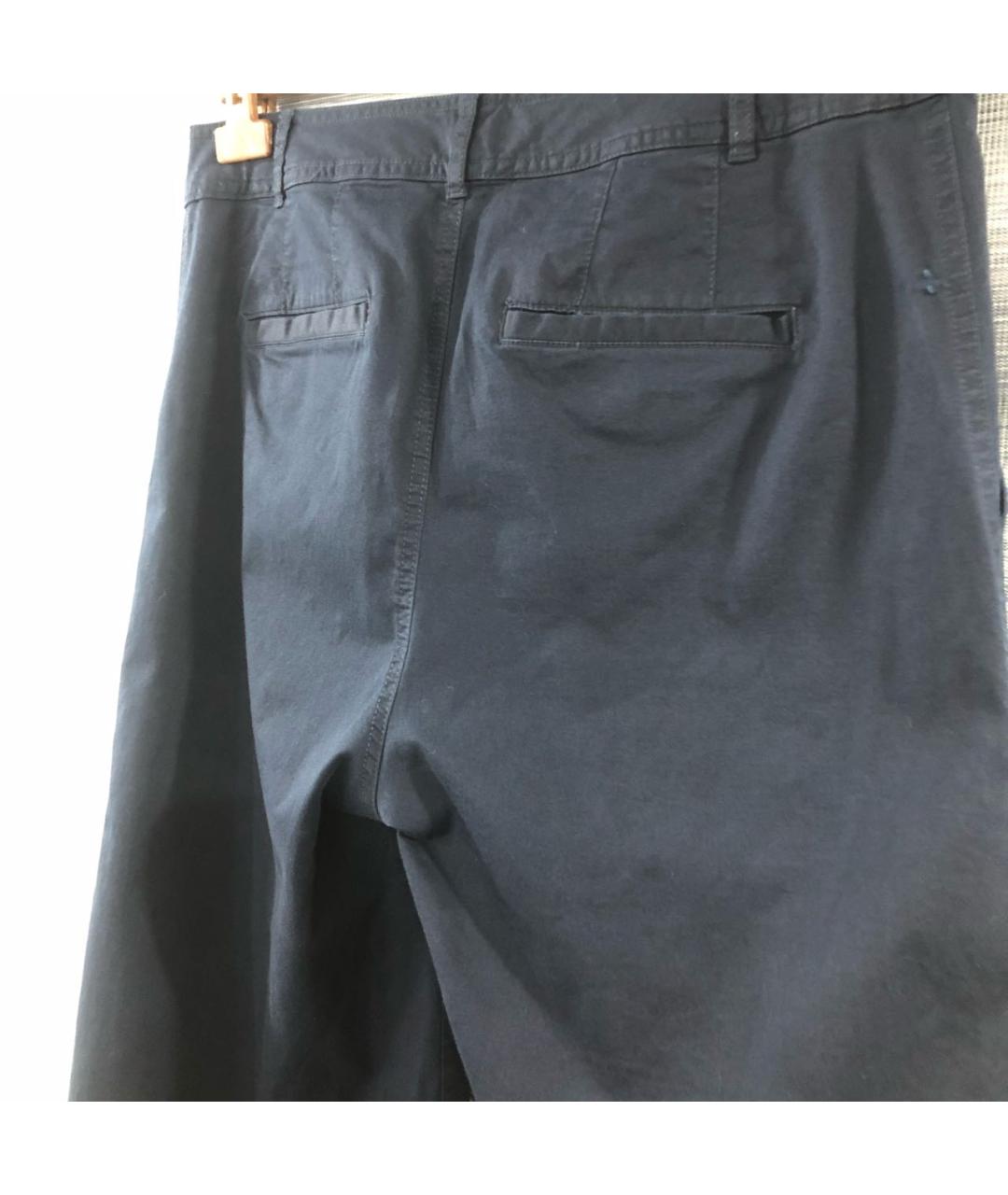 POLO RALPH LAUREN Темно-синие хлопко-эластановые кюлоты, фото 4