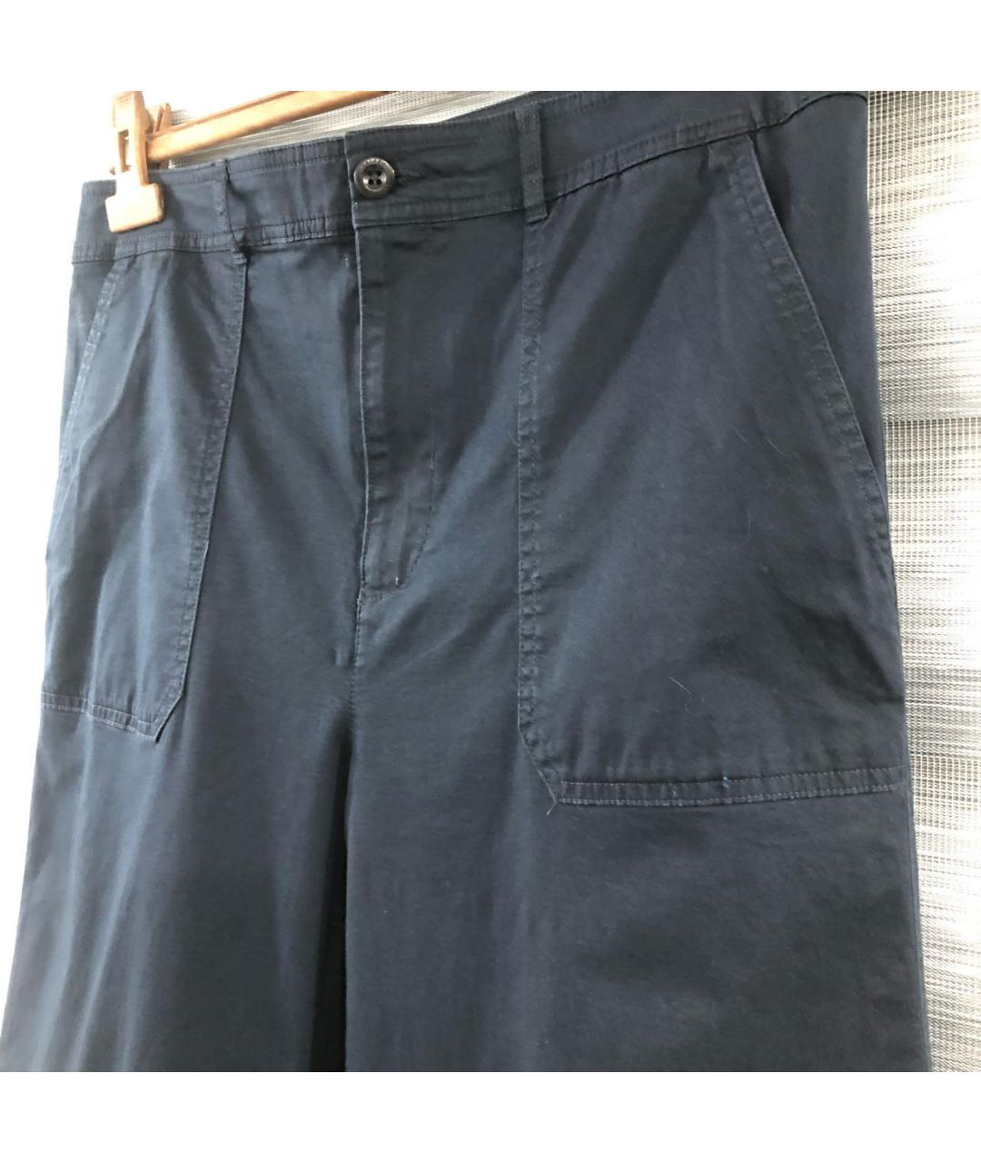 POLO RALPH LAUREN Темно-синие хлопко-эластановые кюлоты, фото 5