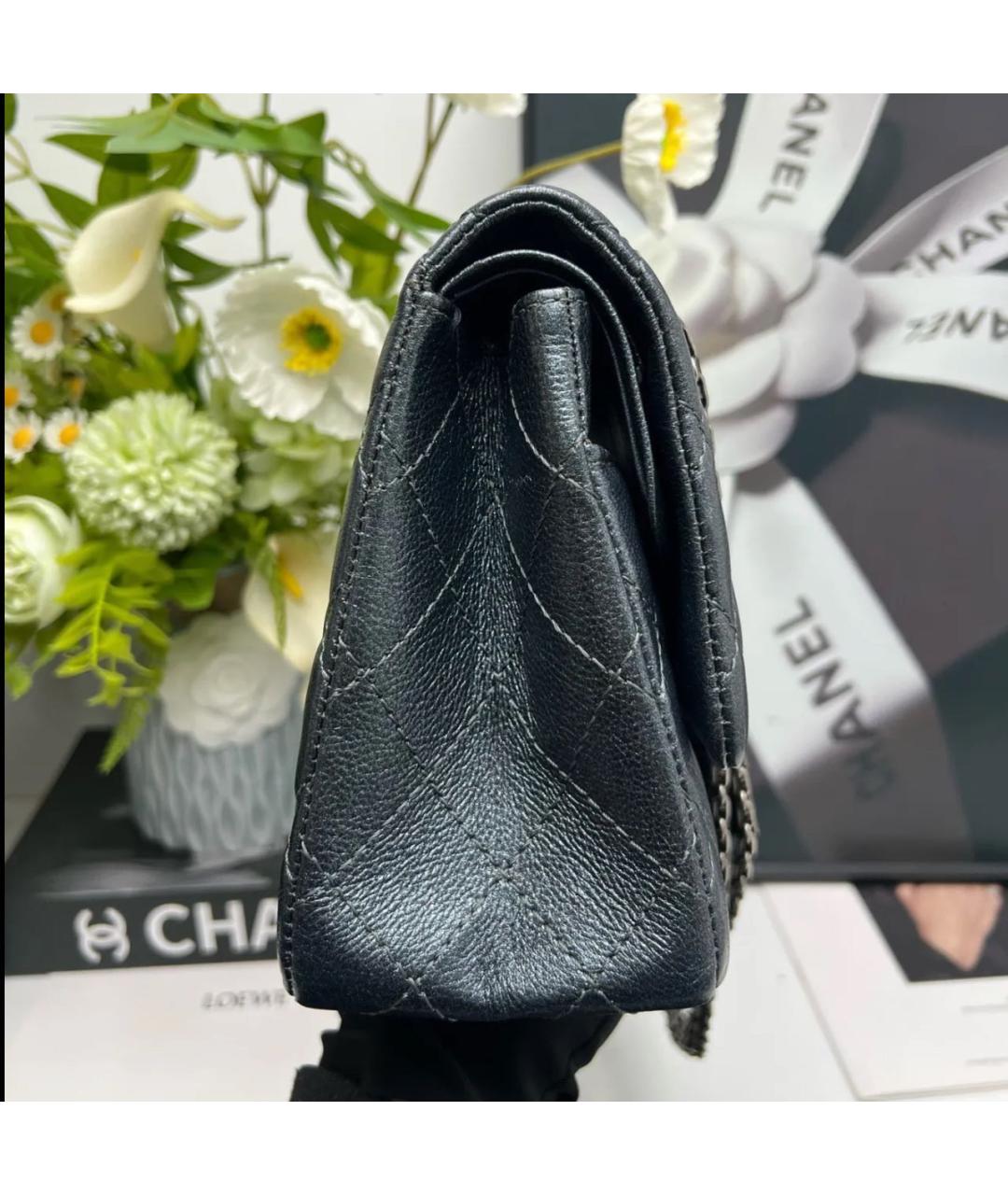 CHANEL Черная кожаная сумка через плечо, фото 3