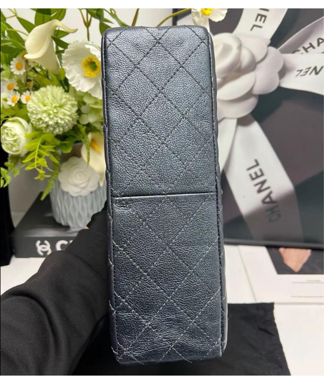 CHANEL Черная кожаная сумка через плечо, фото 5