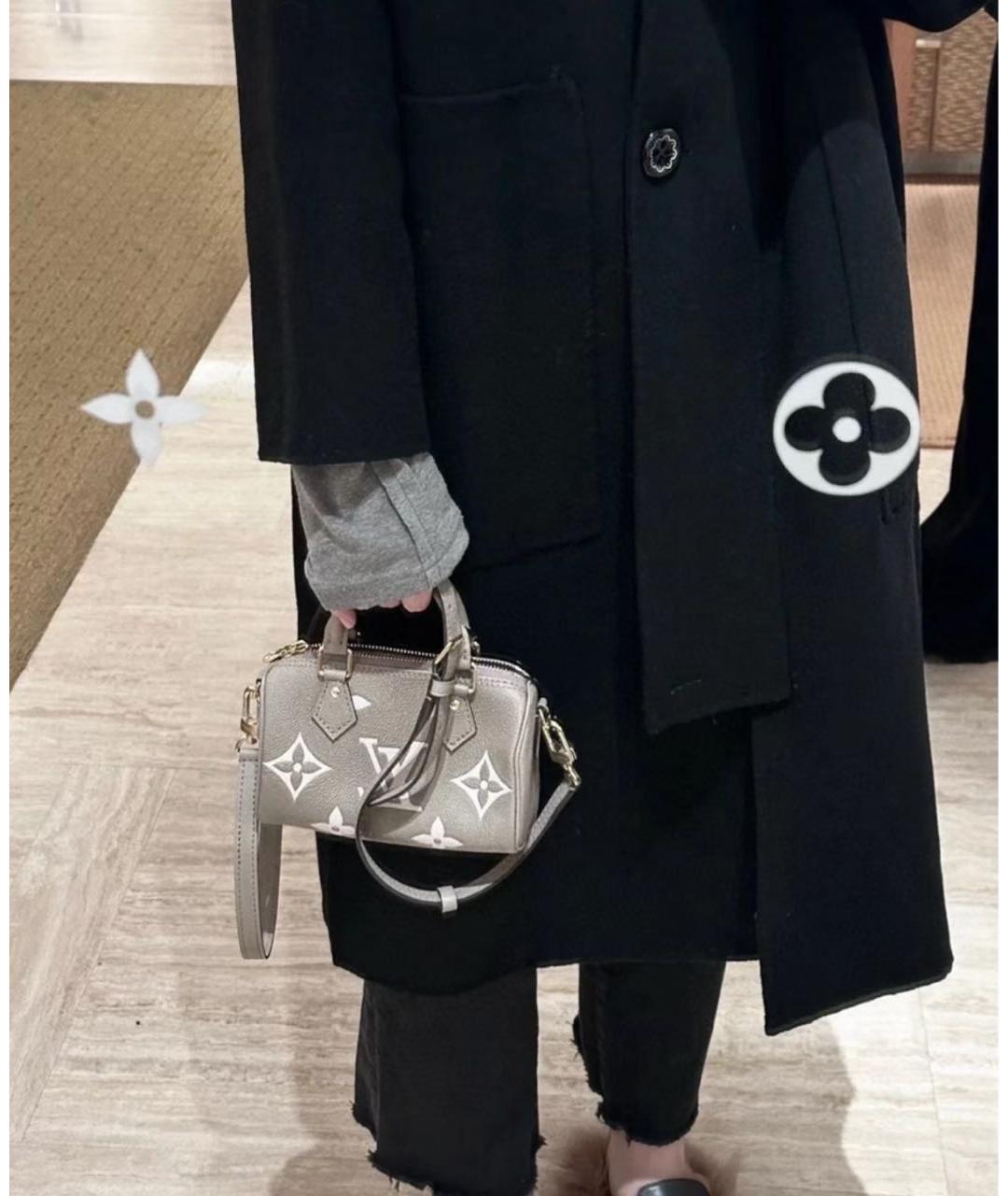 LOUIS VUITTON Бежевая кожаная сумка через плечо, фото 4