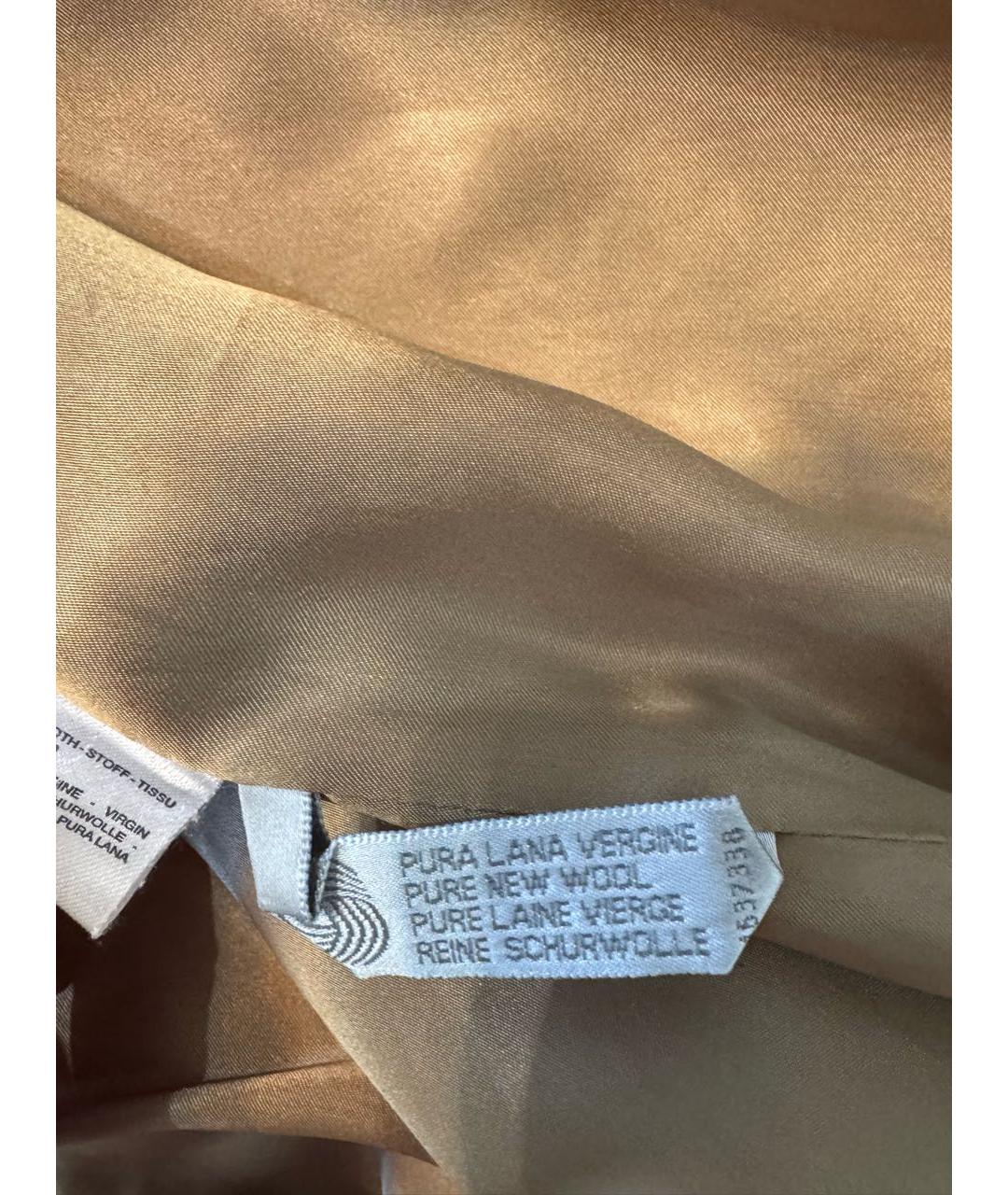 MAX MARA Бежевое шерстяное пальто, фото 7