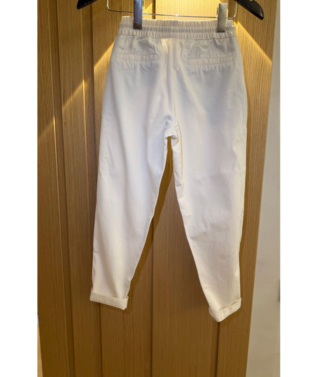 BRUNELLO CUCINELLI Бежевые хлопковые брюки и шорты, фото 2