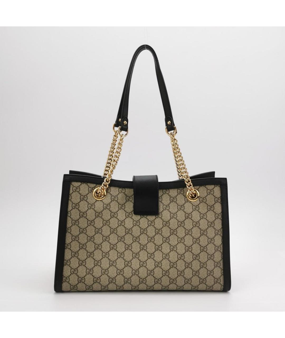 GUCCI Коричневая кожаная сумка с короткими ручками, фото 4