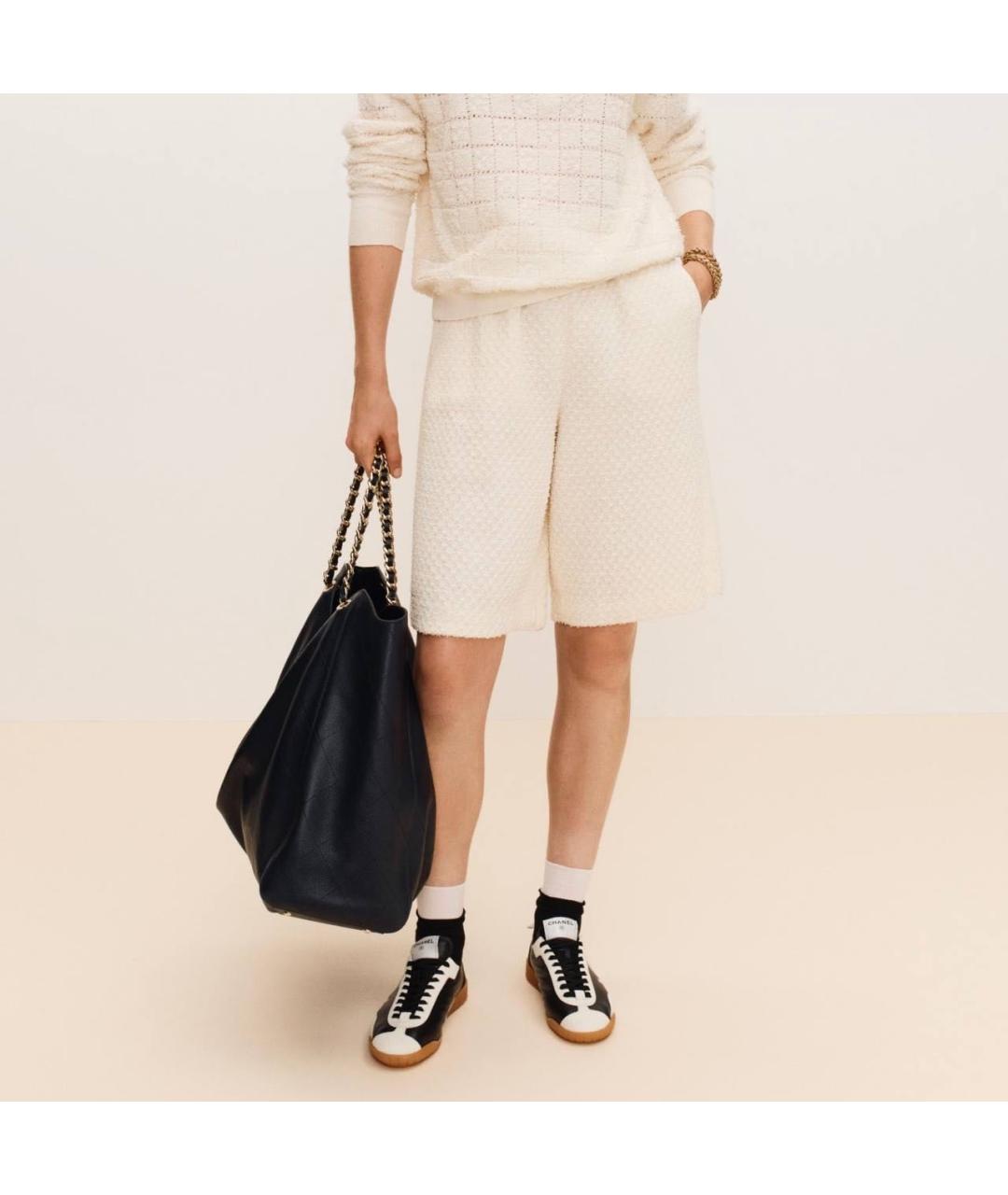 CHANEL Черные кожаные кеды, фото 2