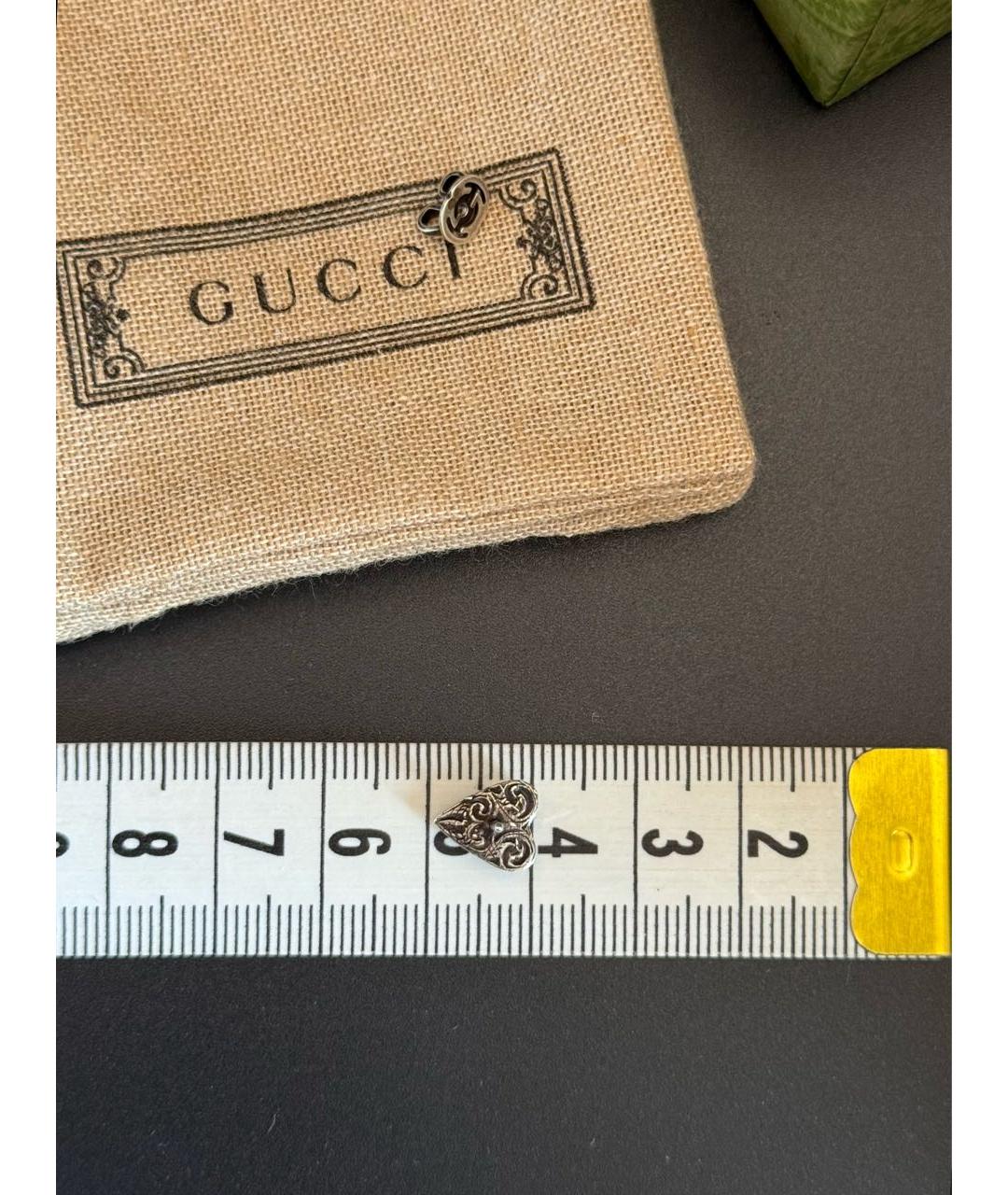 GUCCI Серебряные серебряные серьги, фото 7