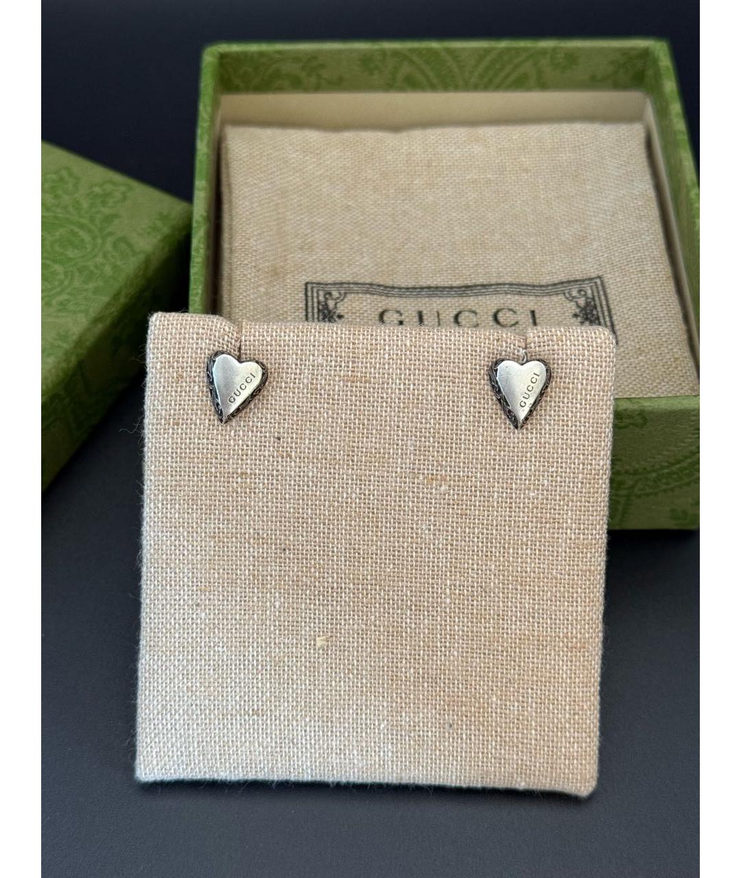 GUCCI Серебряные серебряные серьги, фото 2