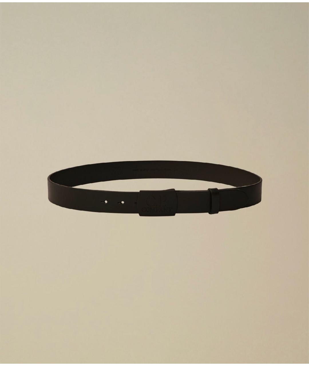 CP COMPANY Черный кожаный ремень, фото 6