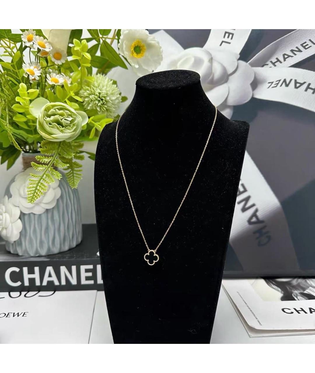 VAN CLEEF & ARPELS Черное колье из желтого золота, фото 5