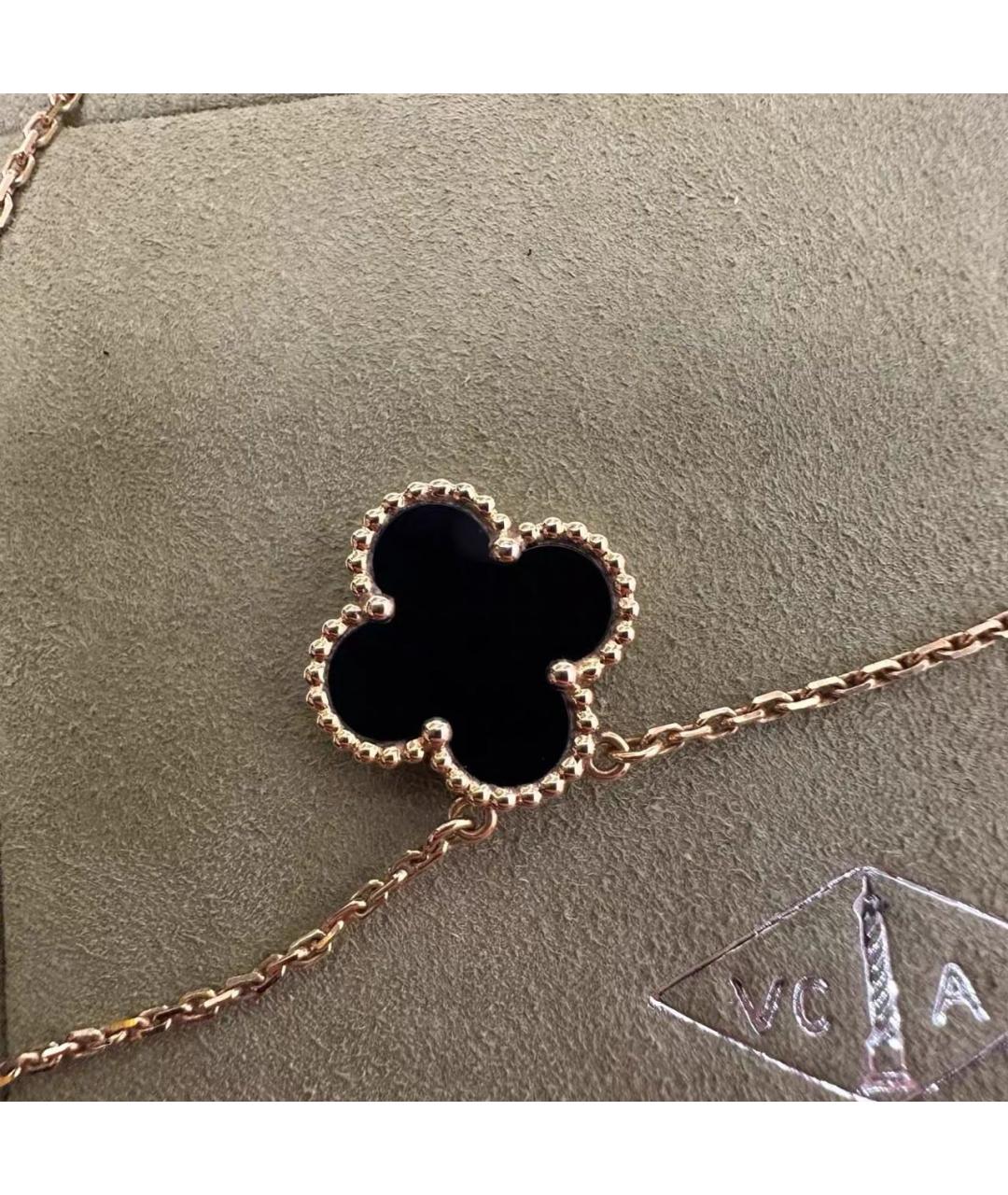 VAN CLEEF & ARPELS Черное колье из желтого золота, фото 7