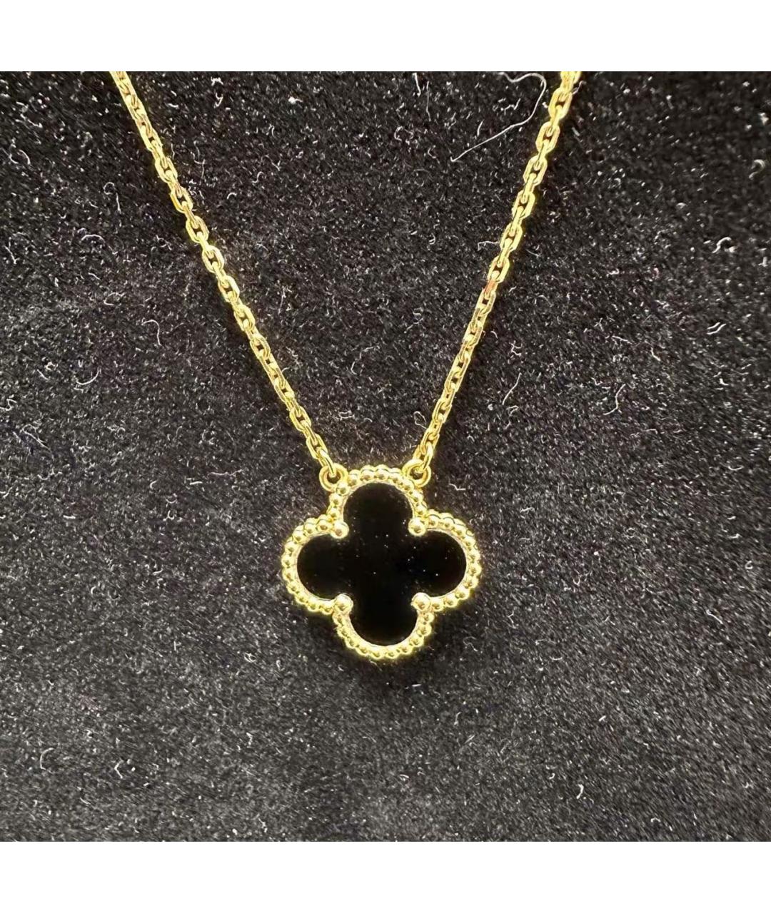 VAN CLEEF & ARPELS Черное колье из желтого золота, фото 8