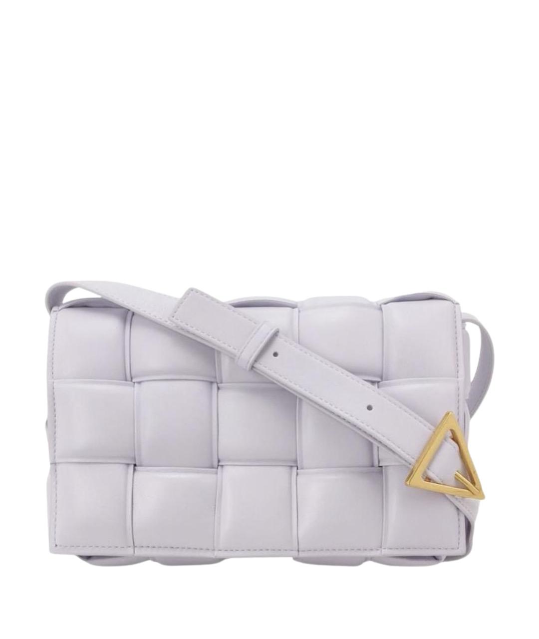 BOTTEGA VENETA Фиолетовая кожаная сумка через плечо, фото 1