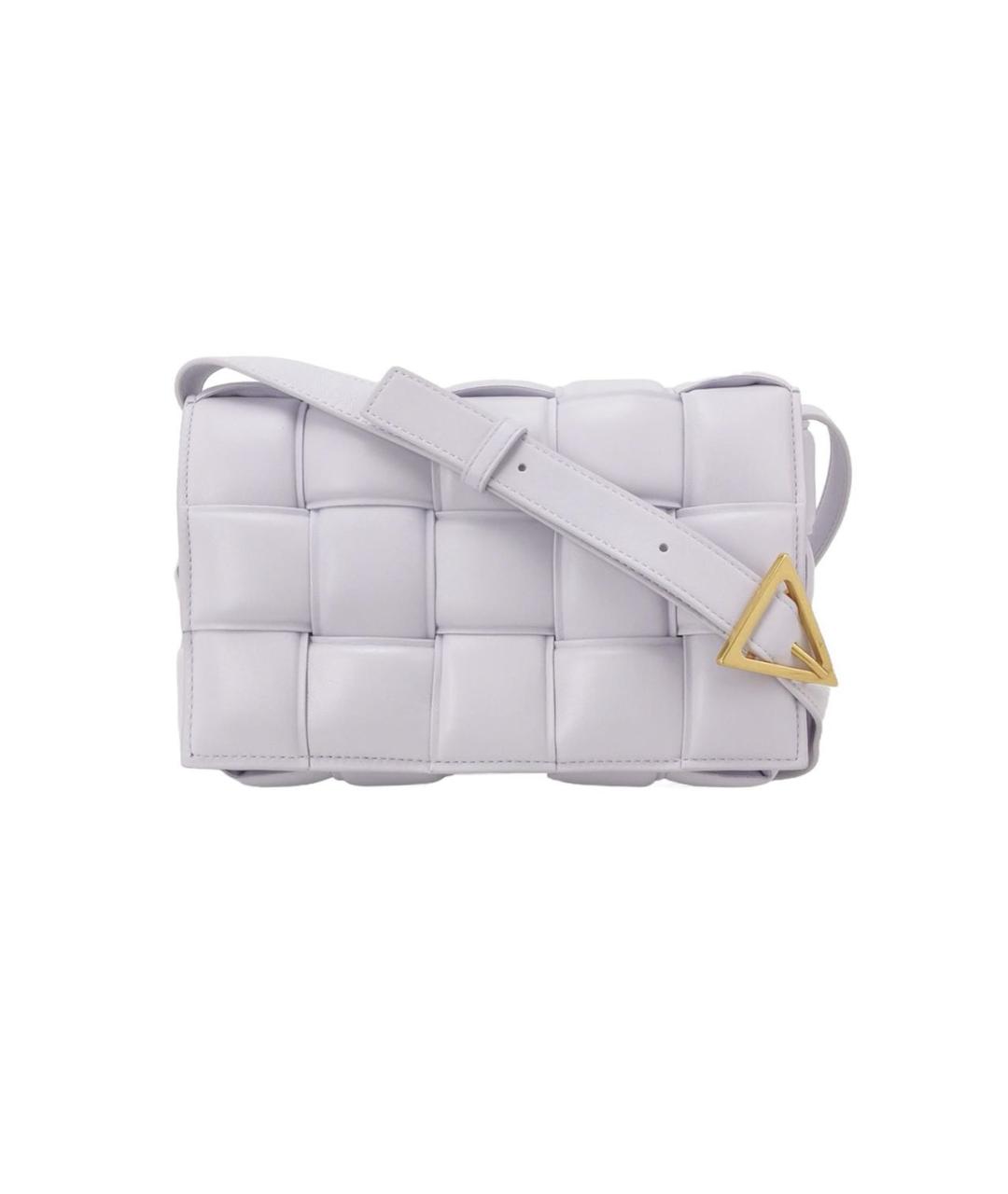 BOTTEGA VENETA Фиолетовая кожаная сумка через плечо, фото 9