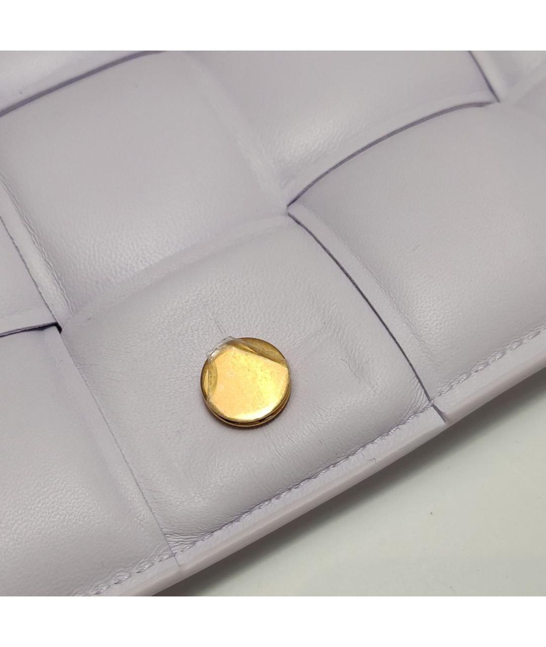 BOTTEGA VENETA Фиолетовая кожаная сумка через плечо, фото 6