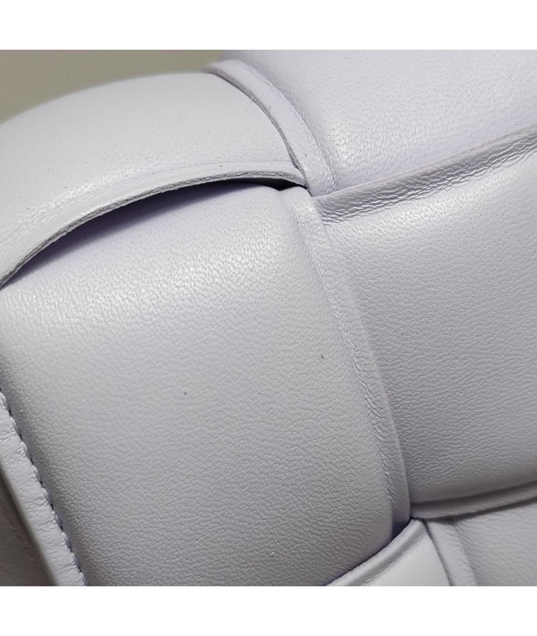 BOTTEGA VENETA Фиолетовая кожаная сумка через плечо, фото 7