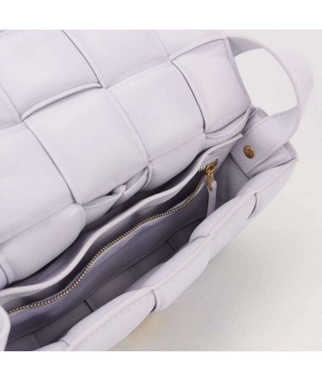 BOTTEGA VENETA Фиолетовая кожаная сумка через плечо, фото 8