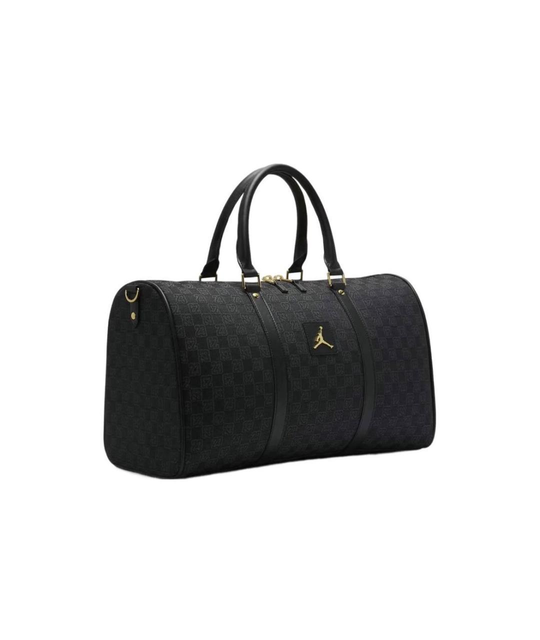 JORDAN Черная тканевая дорожная/спортивная сумка, фото 4