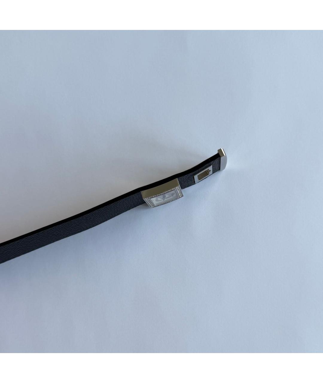 CHOPARD Черные кожаные часы, фото 2