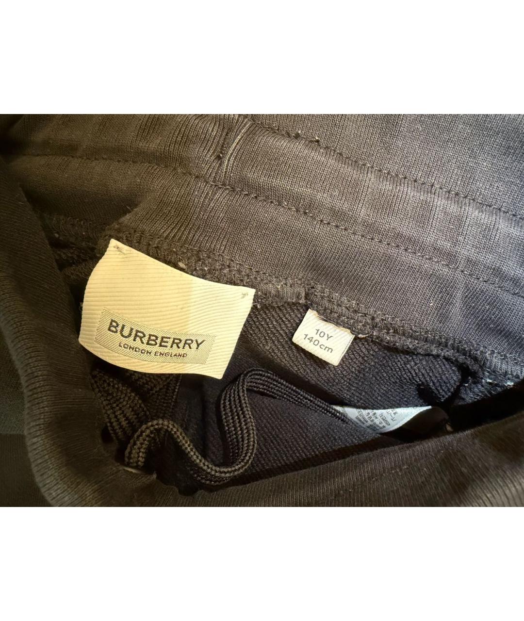 BURBERRY KIDS Черный хлопковый комплект, фото 5
