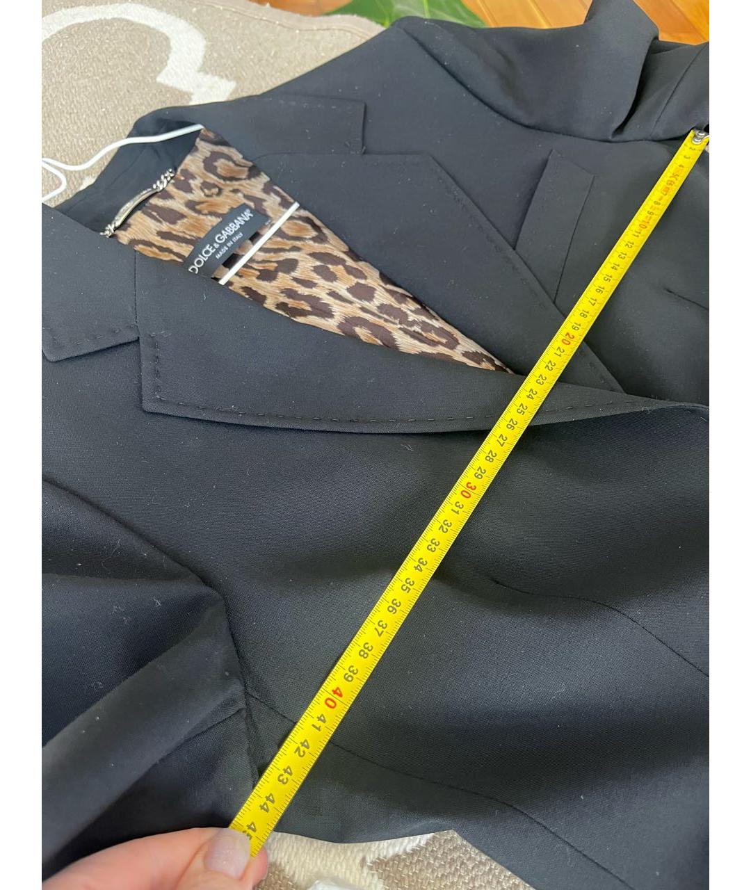 DOLCE&GABBANA Черный жакет/пиджак, фото 5