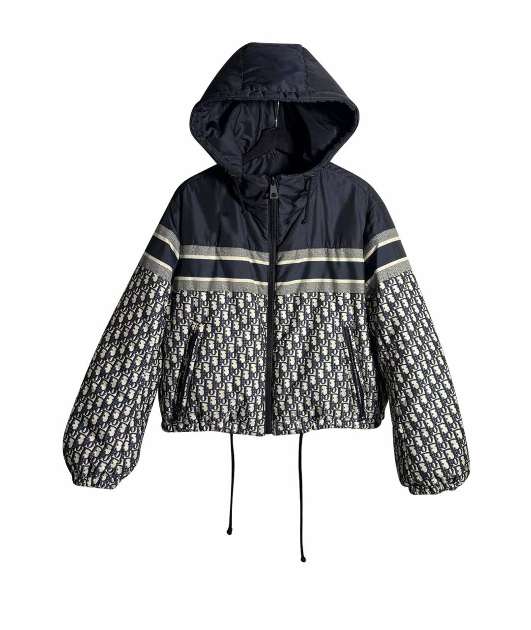 CHRISTIAN DIOR Темно-синий пуховик, фото 1