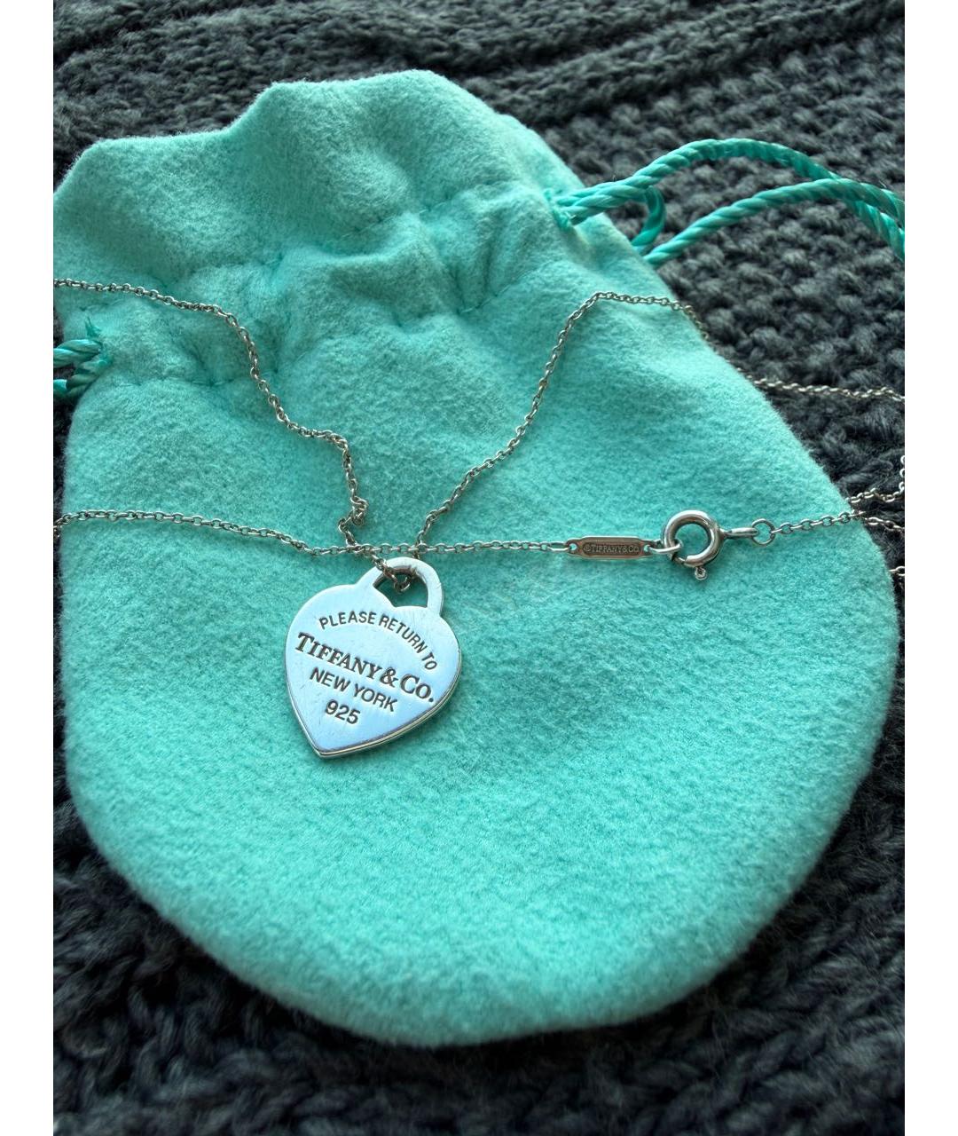 TIFFANY&CO Серебряное серебряное колье, фото 7