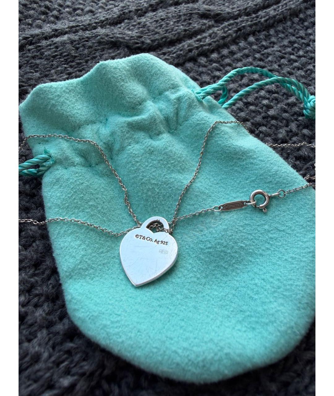 TIFFANY&CO Серебряное серебряное колье, фото 3