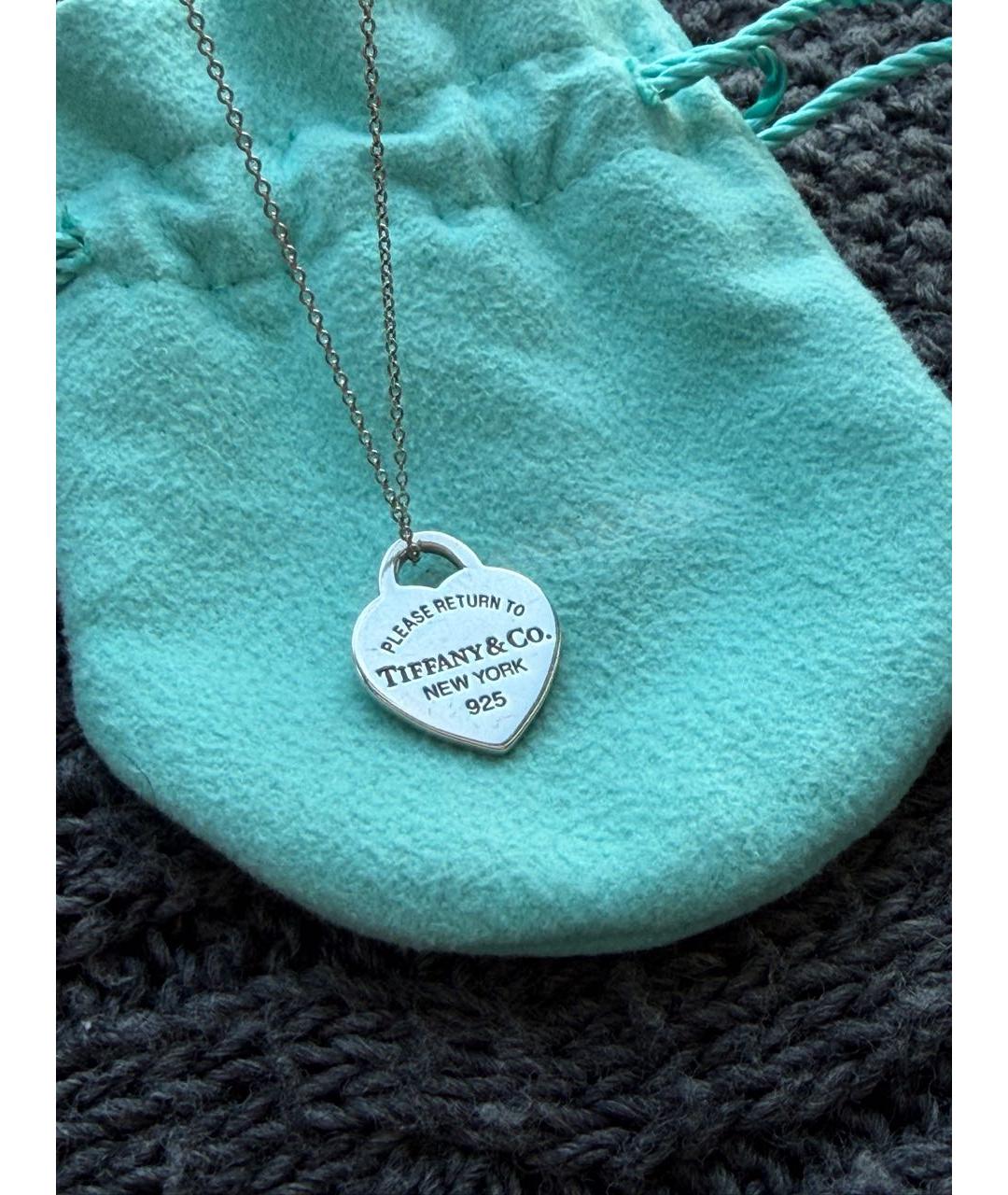 TIFFANY&CO Серебряное серебряное колье, фото 8