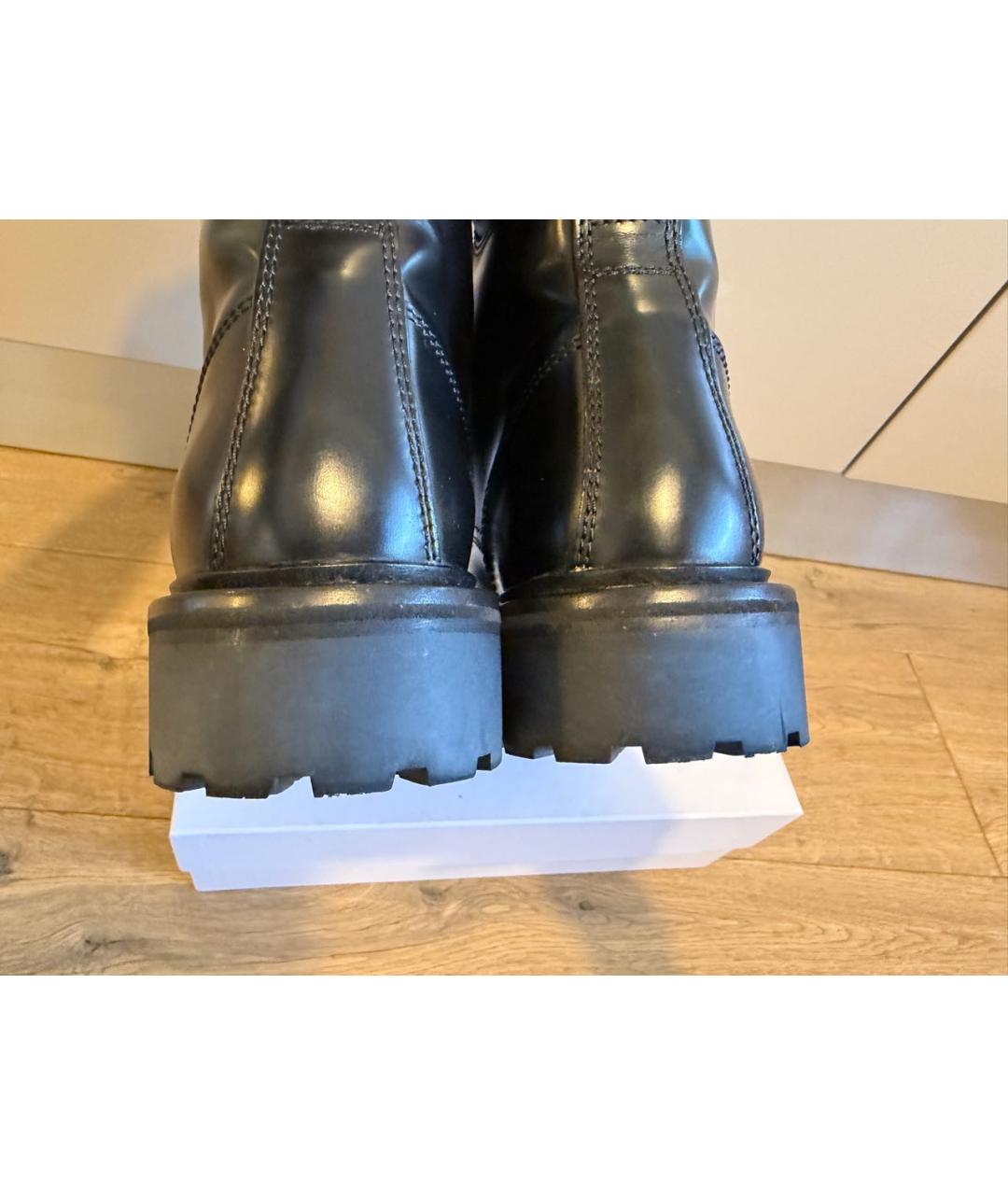 ISABEL MARANT Черные кожаные ботинки, фото 7