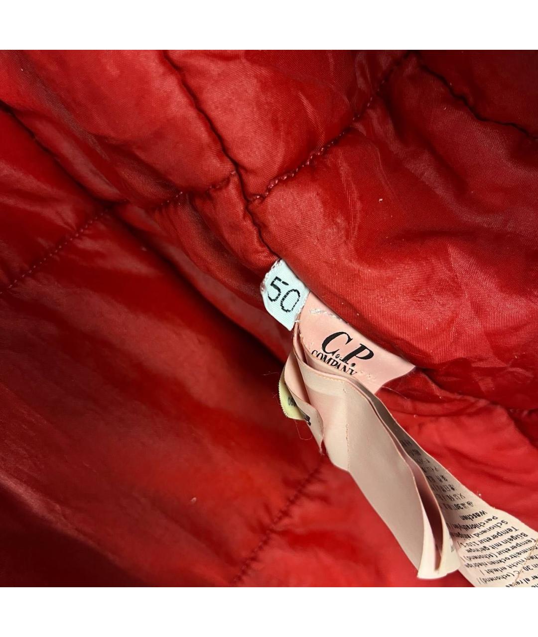 CP COMPANY Бордовая полиамидовая куртка, фото 5