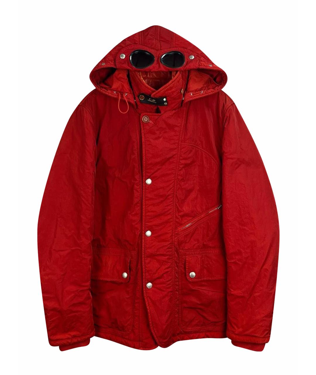 CP COMPANY Бордовая полиамидовая куртка, фото 1