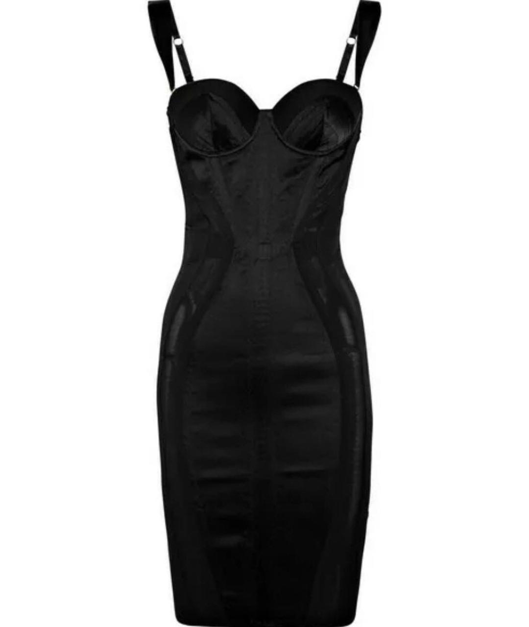 AGENT PROVOCATEUR Черное шелковое вечернее платье, фото 7