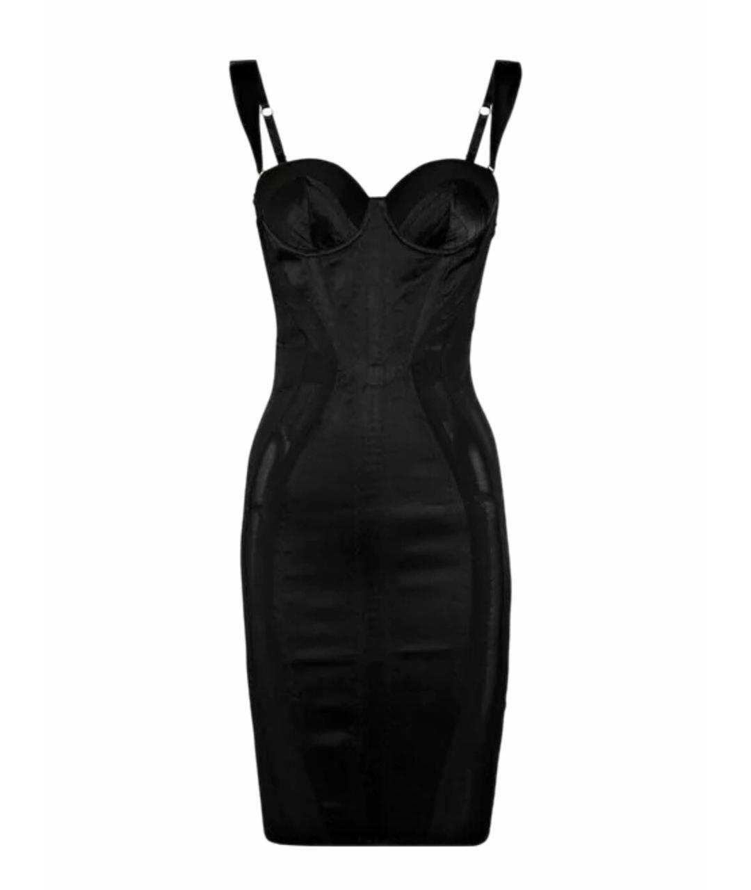 AGENT PROVOCATEUR Черное шелковое вечернее платье, фото 1