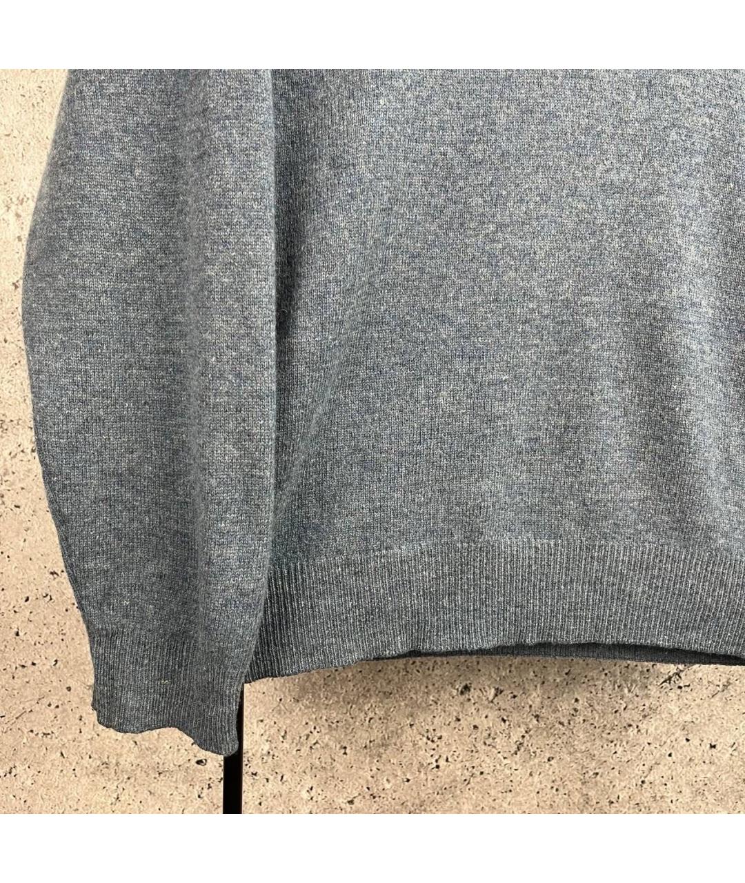 MISSONI Голубой хлопковый джемпер / свитер, фото 4