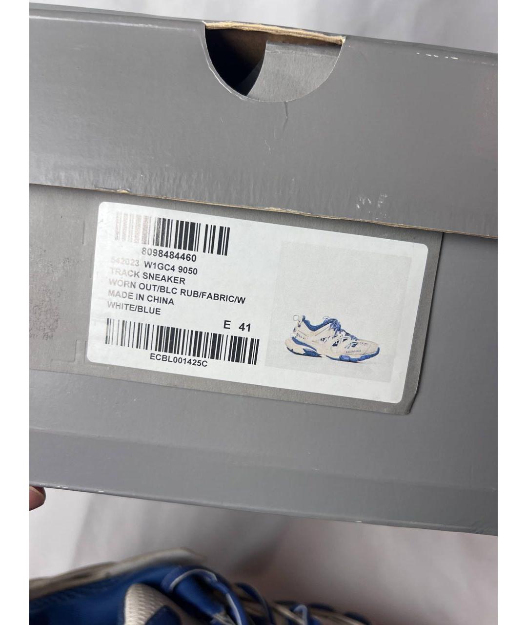 BALENCIAGA Белые низкие кроссовки / кеды, фото 5