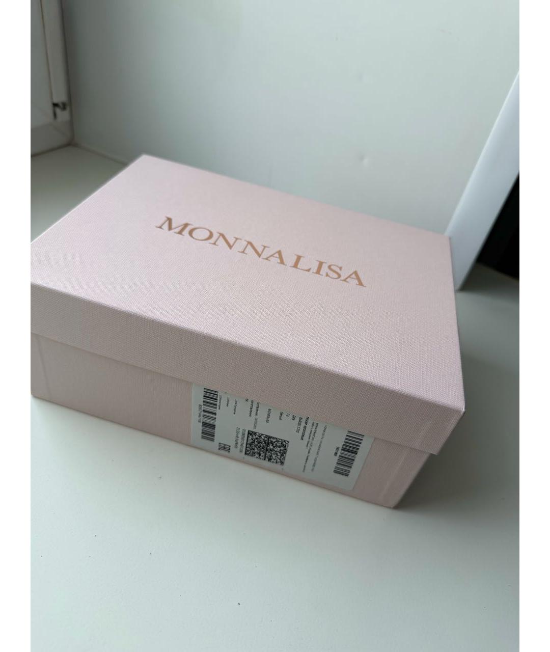 MONNALISA Белые кожаные кеды, фото 5