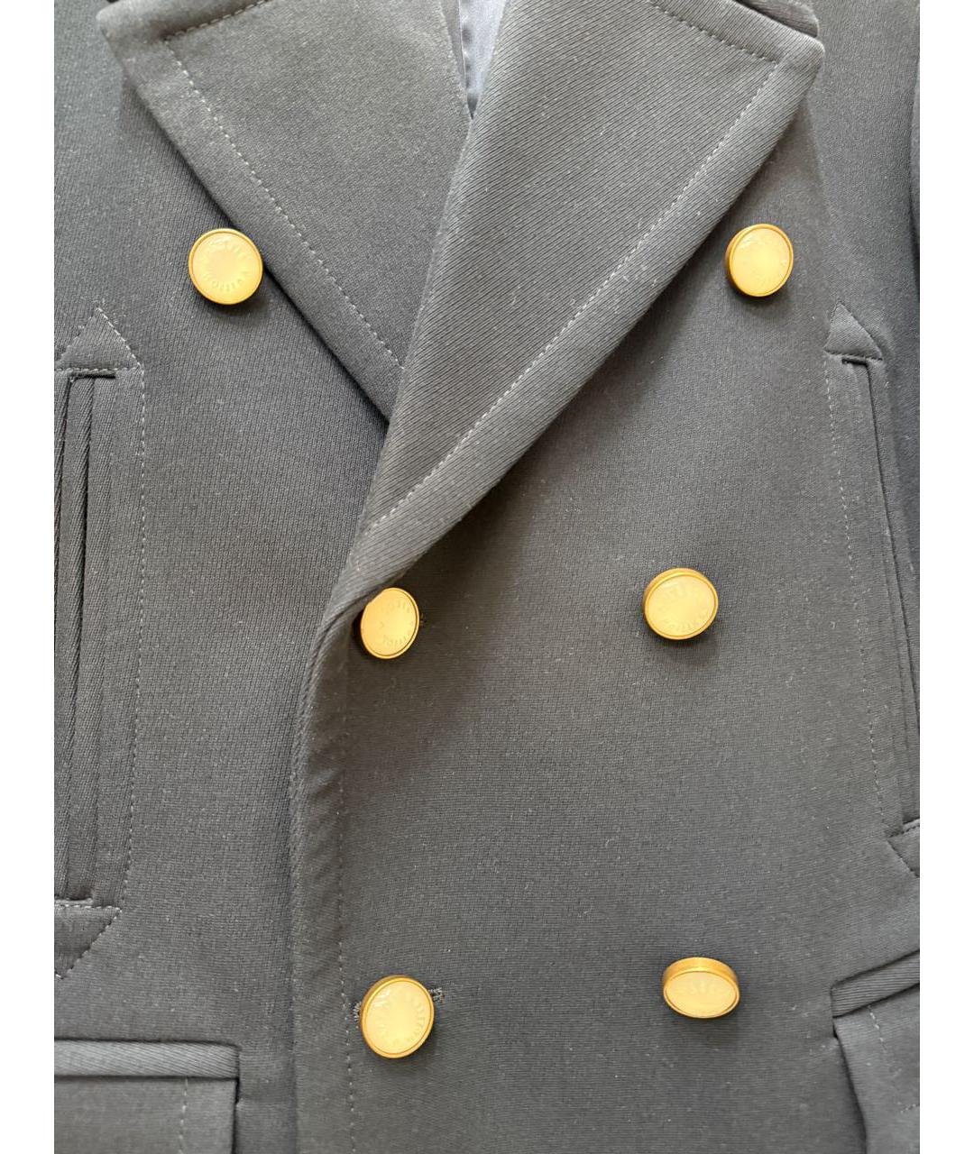 LOUIS VUITTON Темно-синий хлопковый тренч / плащ, фото 4