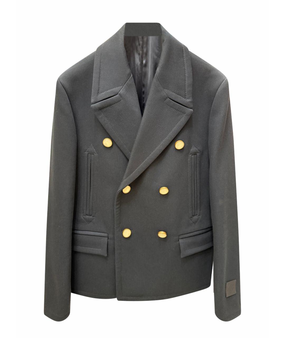 LOUIS VUITTON Темно-синий хлопковый тренч / плащ, фото 1