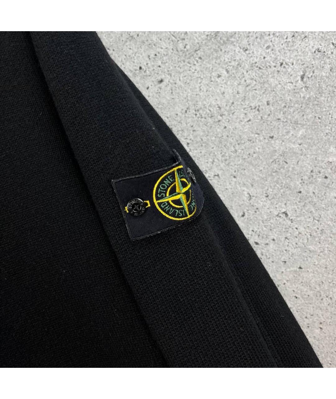 STONE ISLAND Черный джемпер / свитер, фото 3