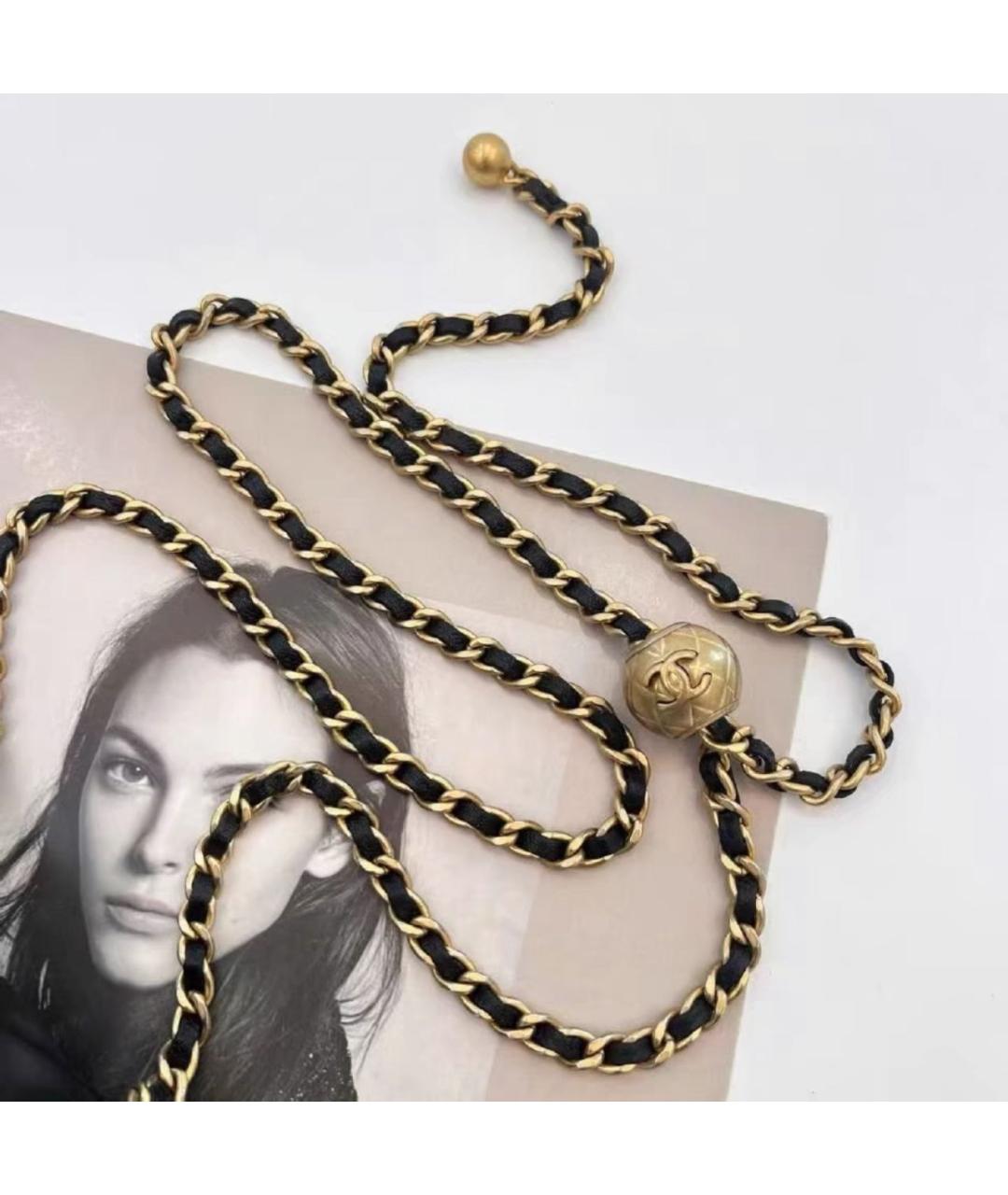 CHANEL Черная кожаная сумка через плечо, фото 7