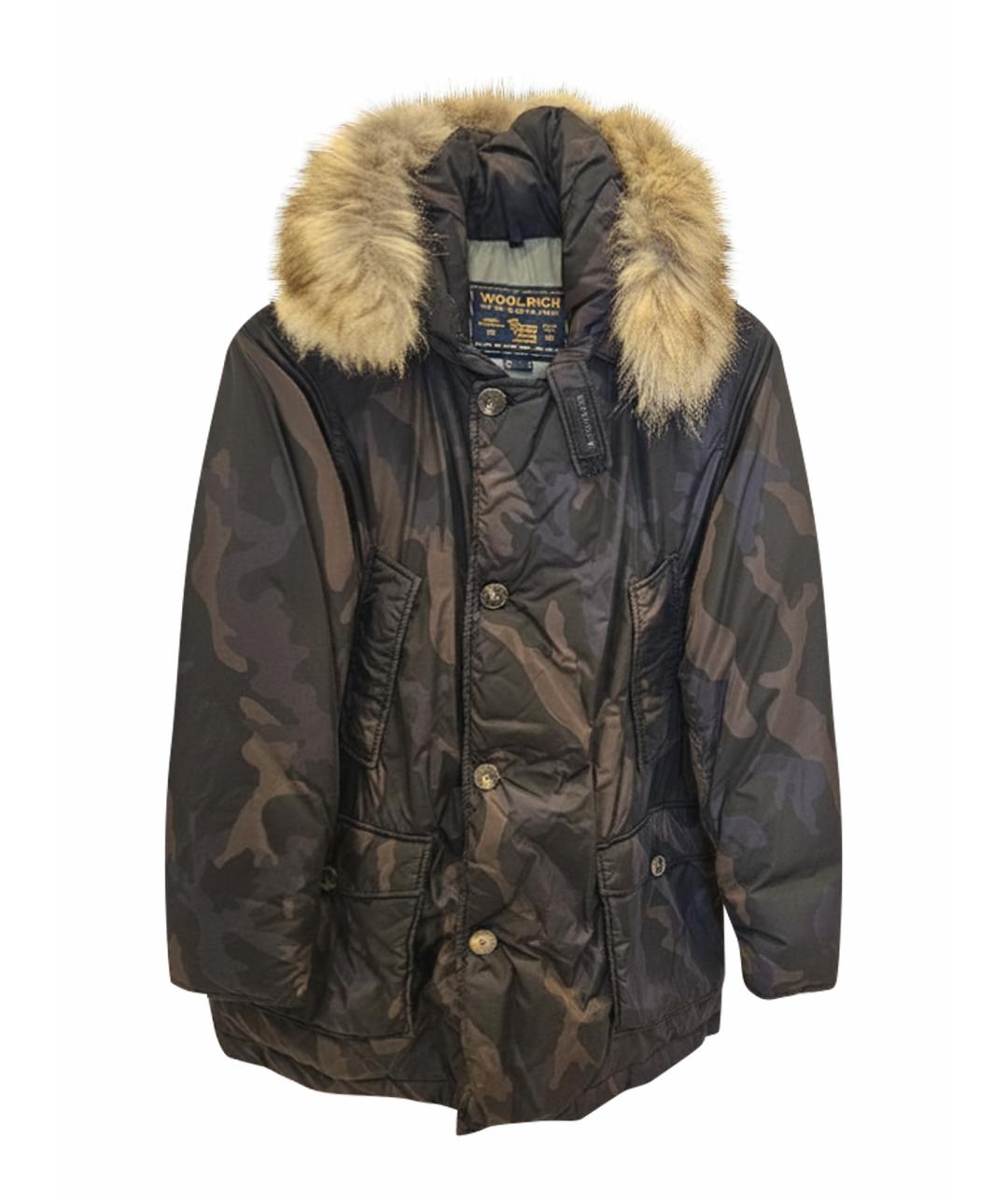 WOOLRICH Хаки полиамидовая куртка, фото 1