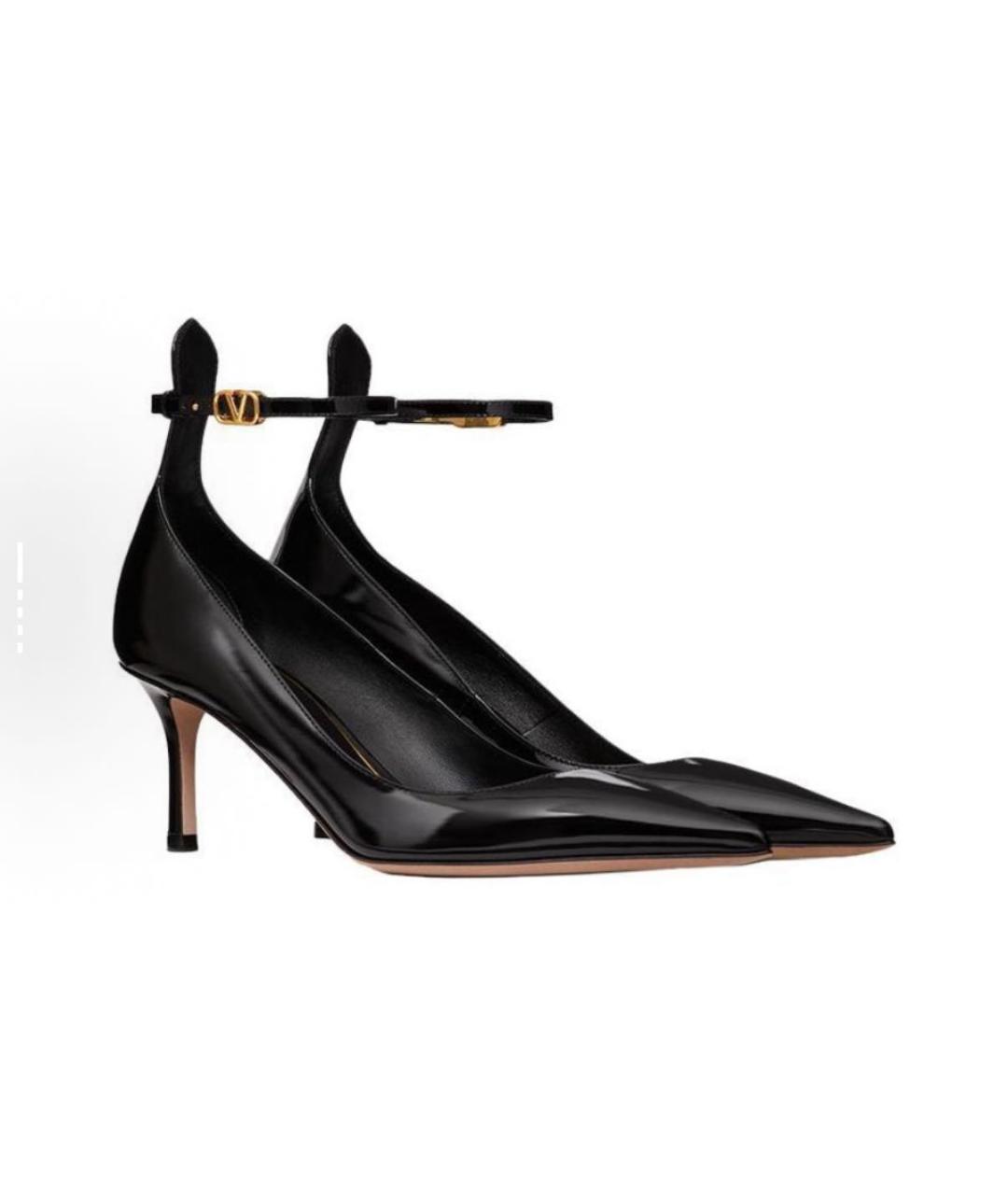 VALENTINO Черные туфли из лакированной кожи, фото 2