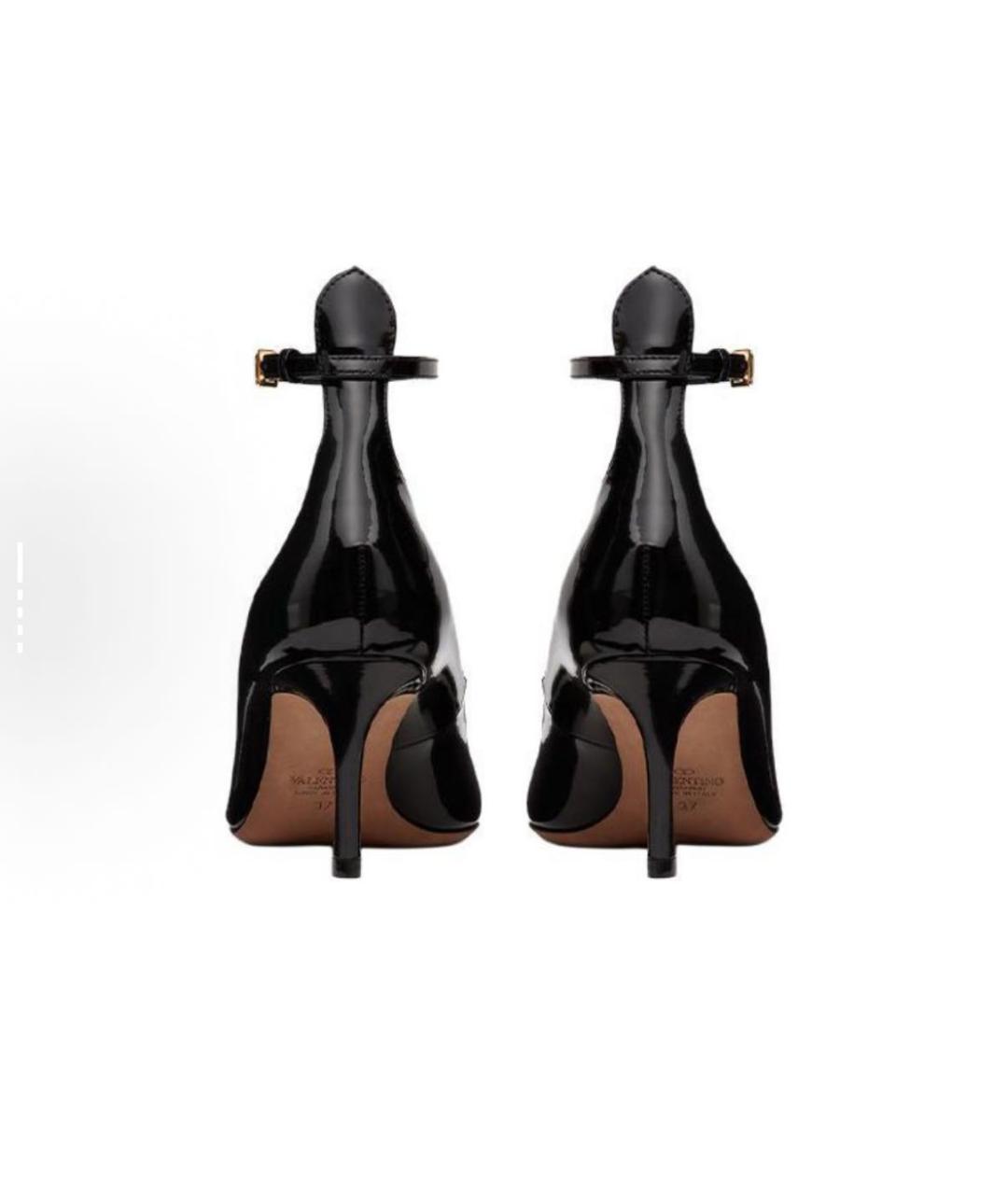 VALENTINO Черные туфли из лакированной кожи, фото 4